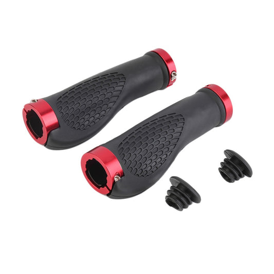 Bicycle rubber handlebar grip available with optional different accent end cap colours