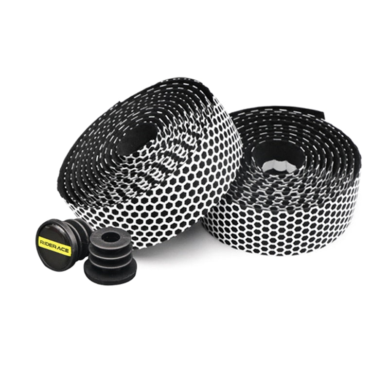 RIDER ACE Quality Road Bike handlebar Tape, with a designer eye-catching pattern, available in different colours.