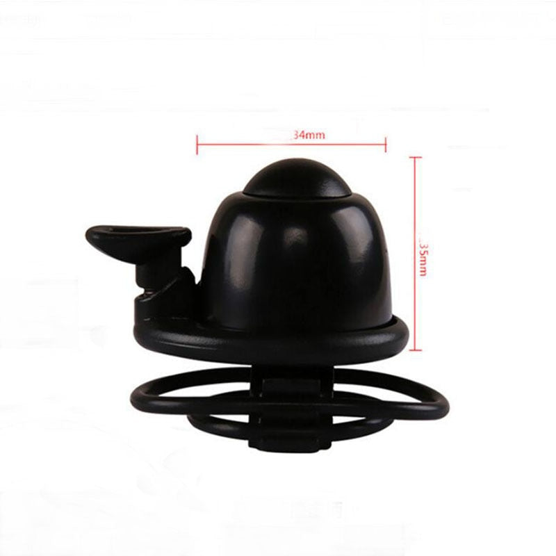 Dome shaped bicycle bell