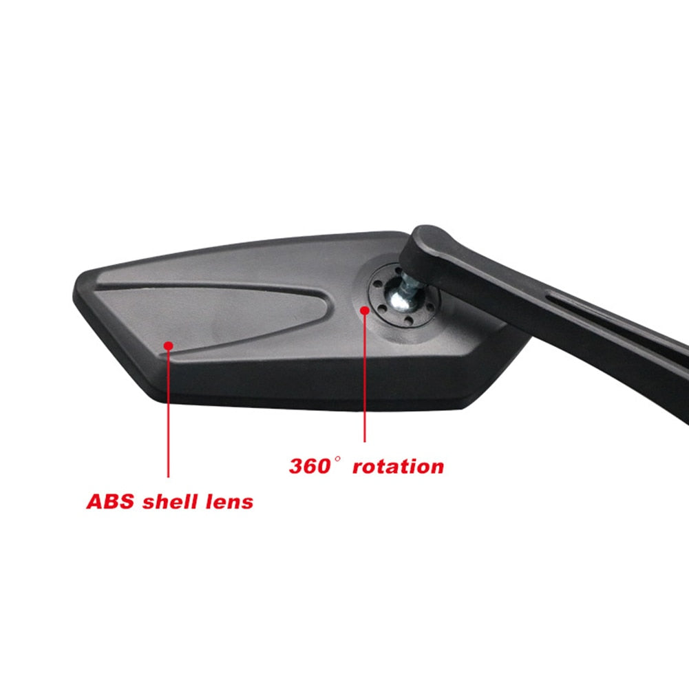 Bike Rearview Mirror, suitable for Electric, Road, Mountain and all types of bikes