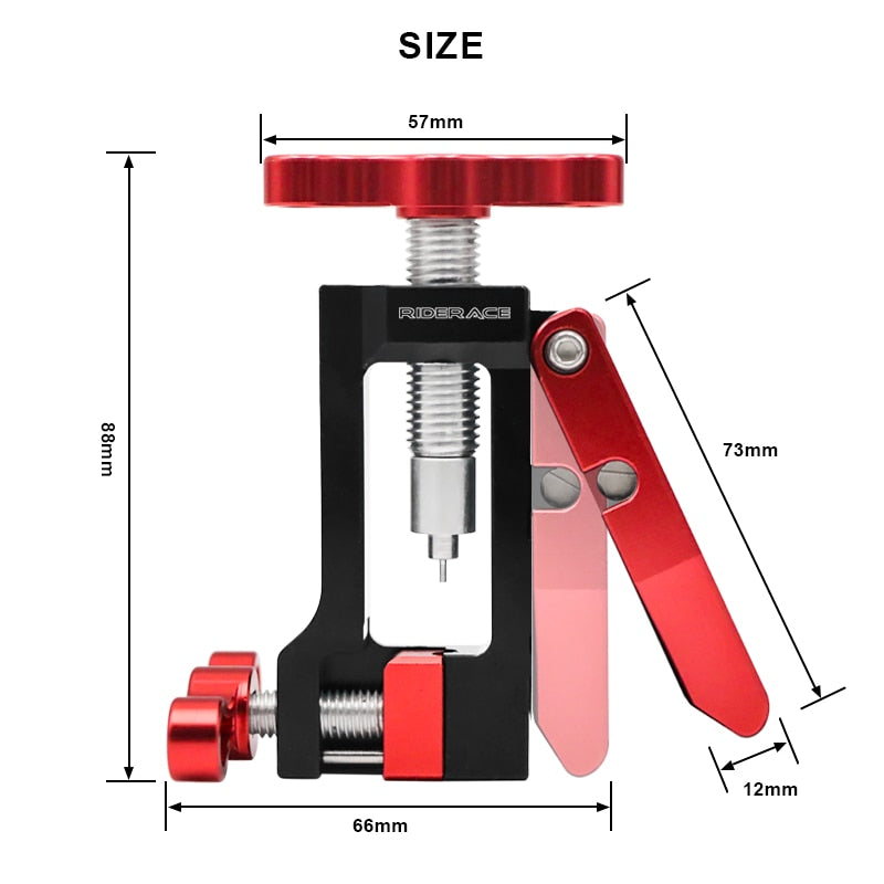 Bicycle Brake Hydraulic Needle Insert Tool for hydraulic brakes.