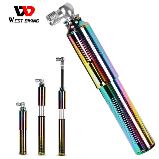 WEST BIKING Mini Bicycle Pump with Extension Hose