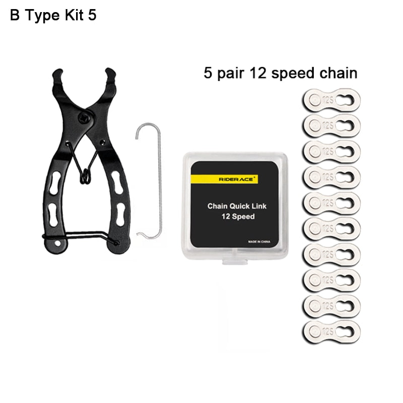 Bicycle Tools: Chain Tool Set, chain checker, link pliers, breaker and links